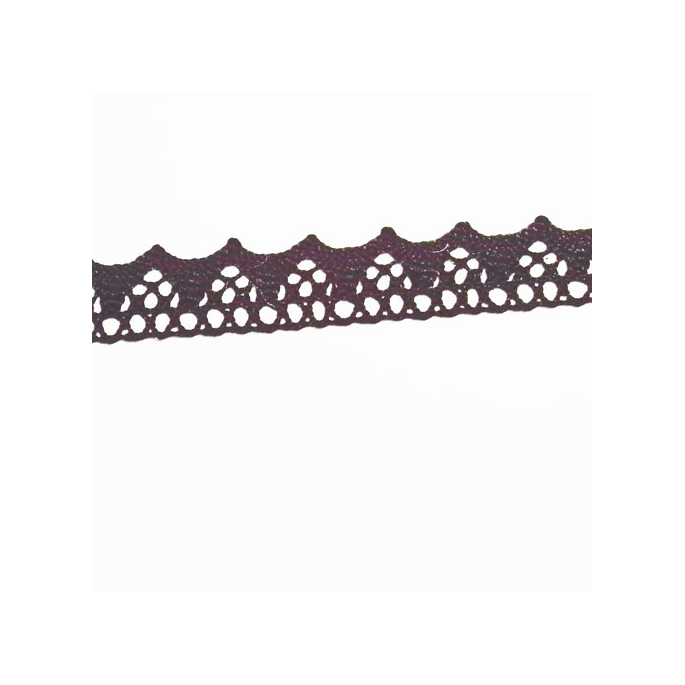 Dentelle 100% coton 15mm Noir (au mètre)