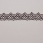 Dentelle 100% coton 15mm Gris (au mètre)