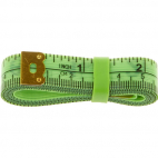 Fiberglass Tape Measure with silicon band 150cm GREEN