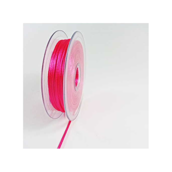 Rat tail cord 3mm Candy Pink (25m bobin)