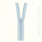 Nylon finished zipper 10cm Light Blue