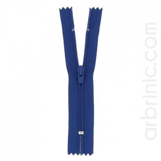 Fermeture fine nylon NS 10cm Bleu Marine