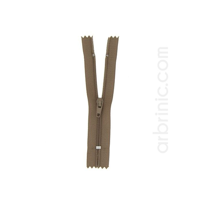 Fermeture fine nylon NS 10cm Canelle