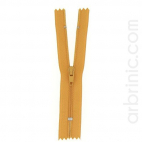 Nylon finished zipper 10cm Ocre