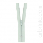 Fermeture fine nylon NS 10cm Vert de Gris