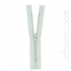 Nylon finished zipper 10cm Green Grey