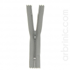 Nylon finished zipper 10cm Mouse Grey