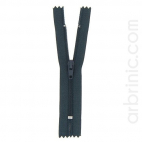 Nylon finished zipper 10cm Slate Grey