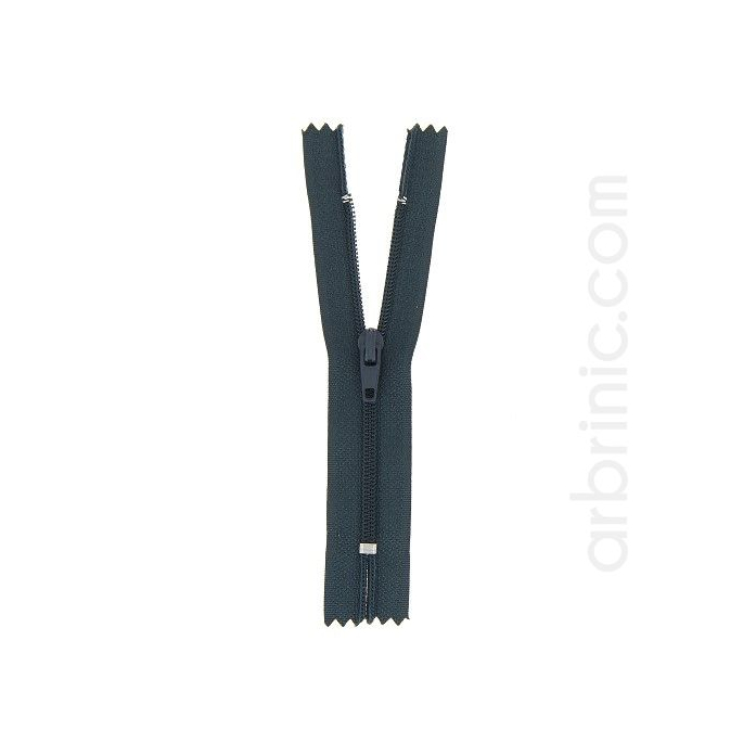 Nylon finished zipper 10cm Slate Grey