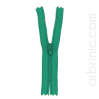 Nylon finished zipper 10cm Kelly Green