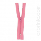 Fermeture fine nylon NS 10cm Rose Princesse