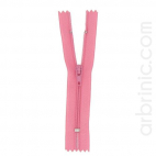 Nylon finished zipper 10cm Princess Pink