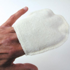 Mini Gants à Démaquiller en coton bio lavables (x4)