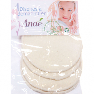 Makeup Remover Pads Reusable Organic Cotton (x4)