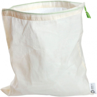 Organic Cotton Reusable Bags Size L (x5)