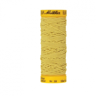 Mettler Elastic Sewing Thread Yellow (10m)