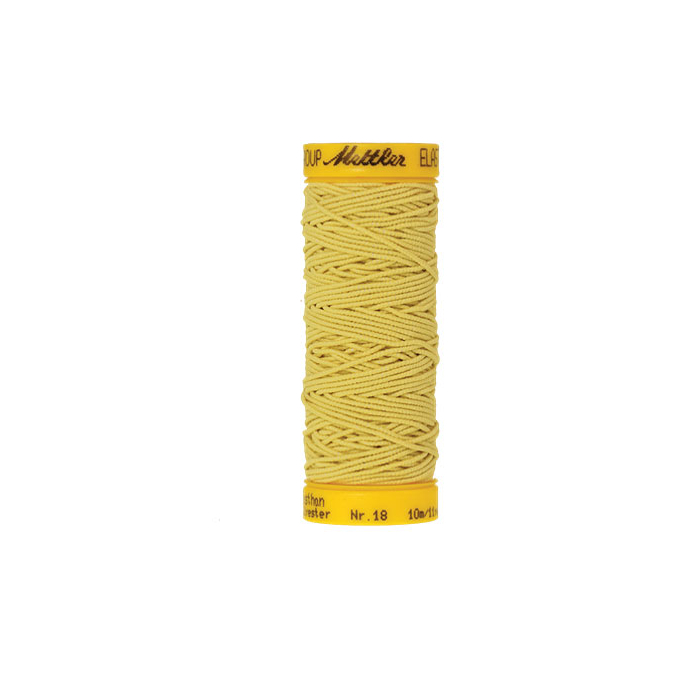 Mettler Elastic Sewing Thread Yellow (10m)