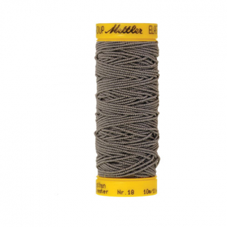 Mettler Elastic Sewing Thread Dark Grey (10m)