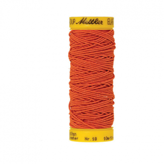 Mettler Elastic Sewing Thread Orange (10m)