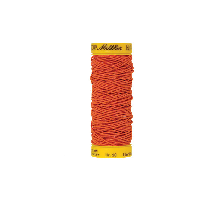 Mettler Elastic Sewing Thread Orange (10m)