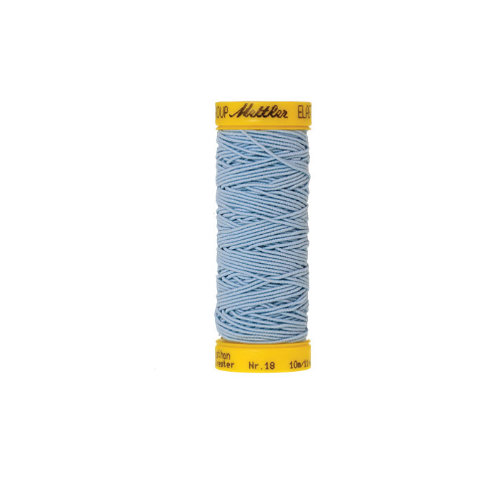 Mettler Elastic Sewing Thread Light Blue (10m)