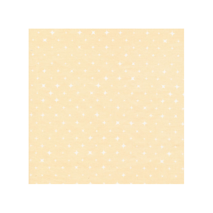 Organic cotton print Dew Light Pink Stars Cloud9 (per 10cm)