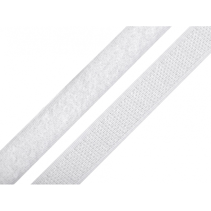 Scratch 3.0cm HOOK & LOOP White (per meter)