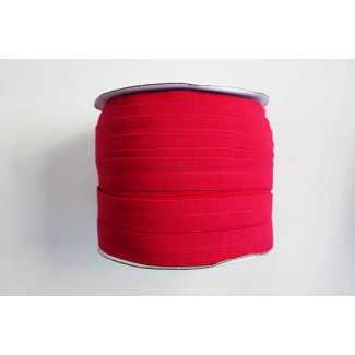 Fold Over Elastic 1 inch Red (100m roll)