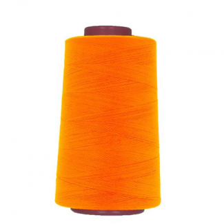 Polyester Serger and sewing Thread Cone (4573m) Neon Orange