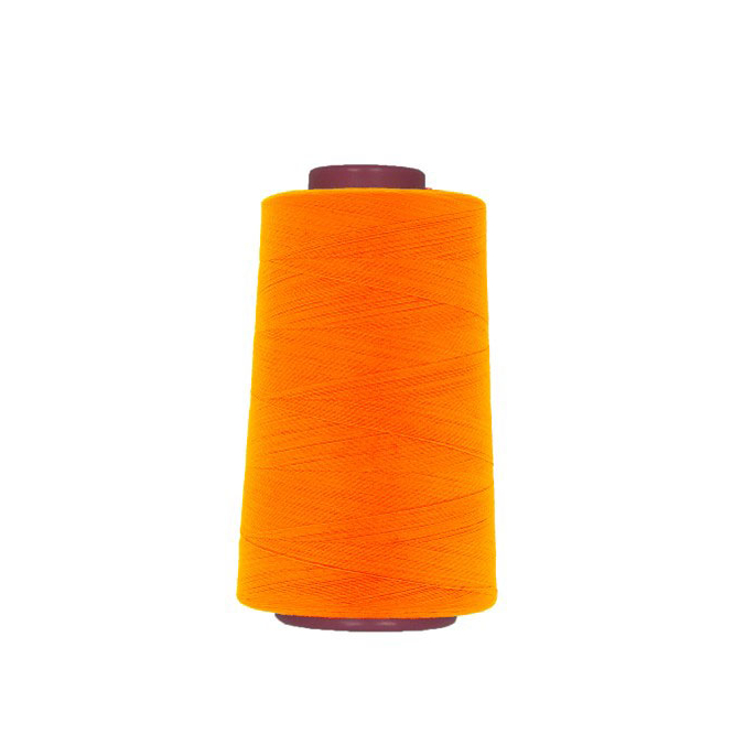 Polyester Serger and sewing Thread Cone (4573m) Neon Orange