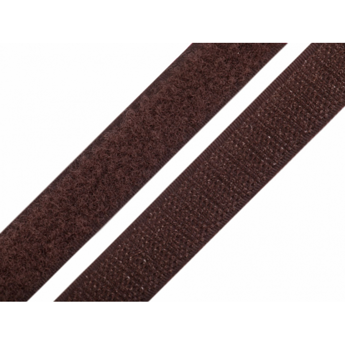 Scratch 3.0cm HOOK & LOOP Brown (per meter)