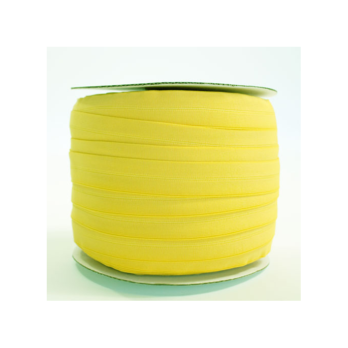 Fold Over Elastic 1 inch Citron yellow (100m roll)