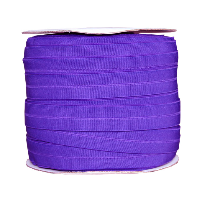 Biais élastique 2.5cm Violet (Bobine 100m)