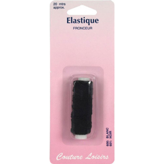 Elastic Sewing Thread Black (20m)