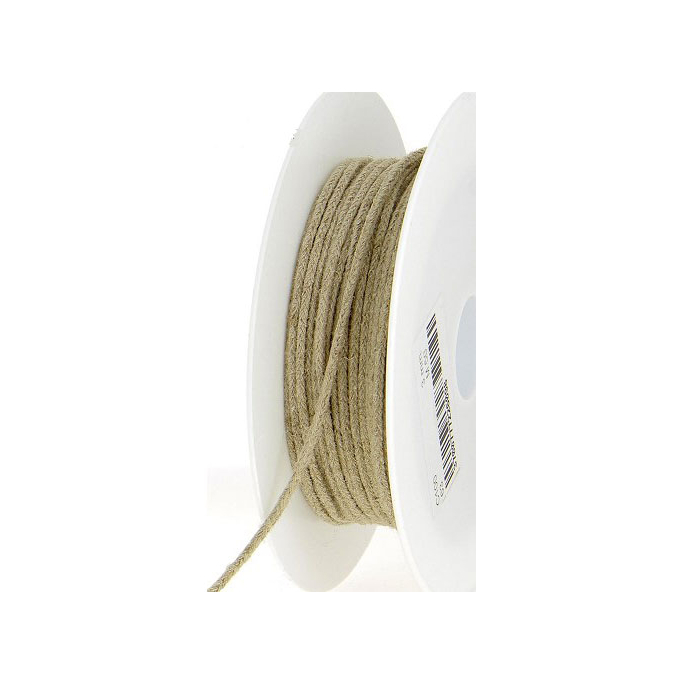 Cordon 100% lin 3mm (bobine 50m)