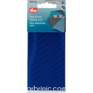 Pièce autocollante PRYM Nylon Bleu (10x18cm)