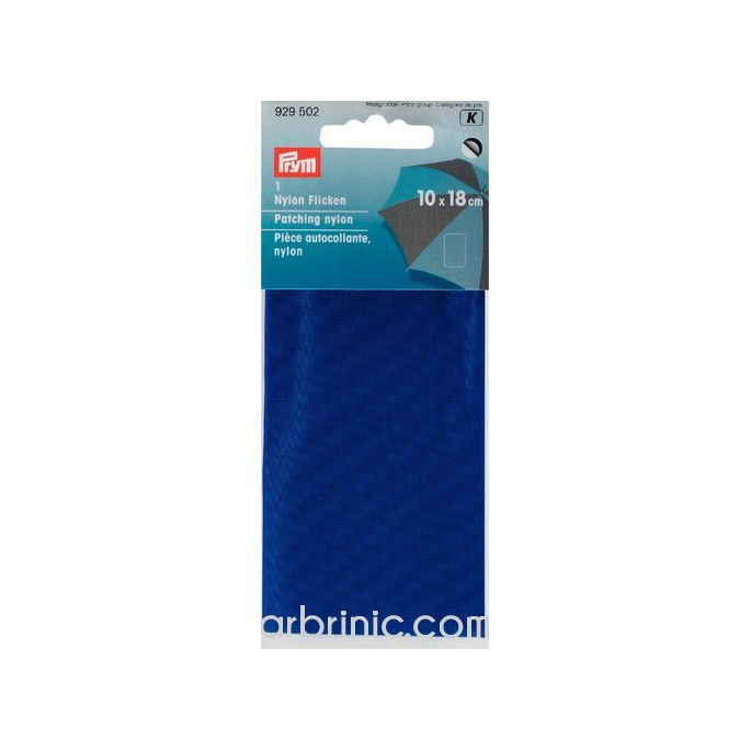 Pièce autocollante PRYM Nylon Bleu (10x18cm)