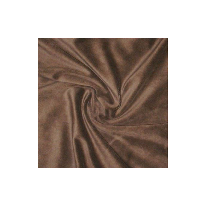 Velours cotton Oekotex Chocolate (by meter)