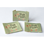 10 woven labels "Fait main" Sheep