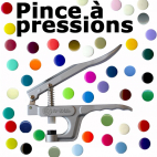 Pince KAM pour pressions résine (+ poinçon + embouts T3/T5/T8)