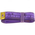 Fiberglass Tape Measure with silicon band 150cm PURPLE