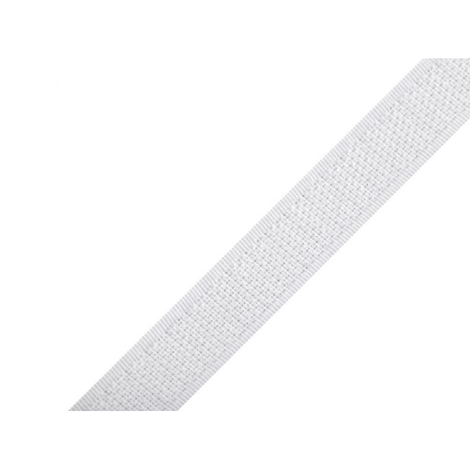 Scratch 3.8cm CROCHET seul Blanc (au mètre)