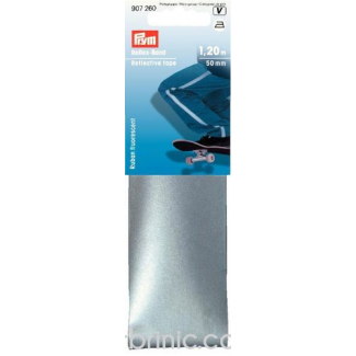 Reflective tape PRYM 50mm Iron-On (1.20m)