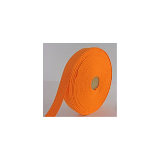 Sangle coton 23mm Orange (au mètre)
