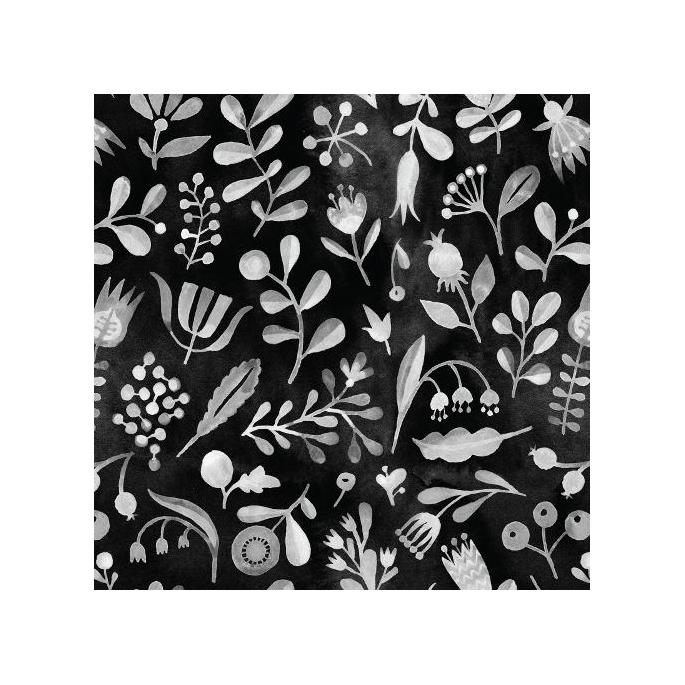 Organic cotton Batiste print Elliot Evenue Alphid Black Cloud9