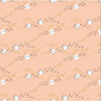 Organic cotton print Faraway Places Far Above Cloud9