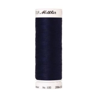 Fil polyester Mettler 200m Couleur n°0016 Indigo Foncé