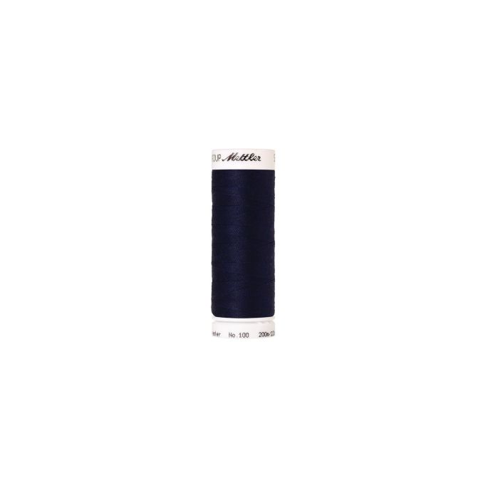 Fil polyester Mettler 200m Couleur n°0016 Indigo Foncé