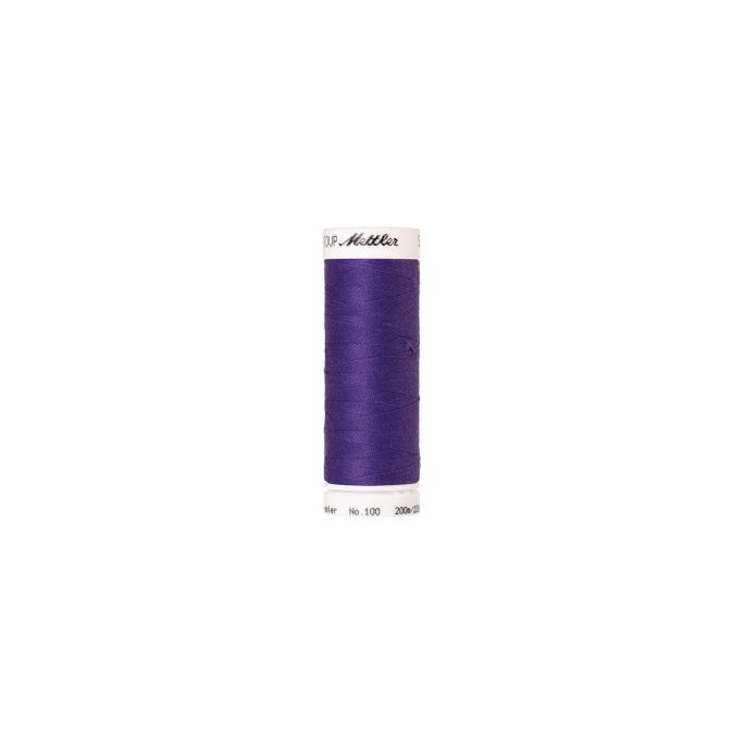Fil polyester Mettler 200m Couleur n°0030 Bleu Iris