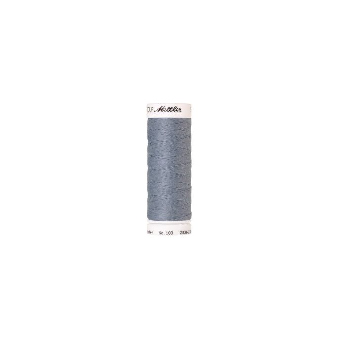 Fil polyester Mettler 200m Couleur n°0042 Bleu Cendre